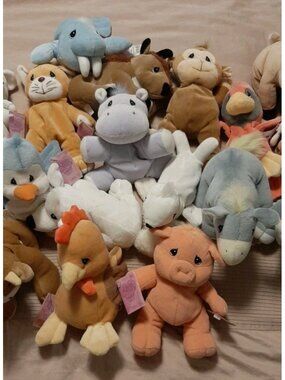 Vintage Enesco Precious Moments Bean Bag Plush Lot of 19 NEW with Tags